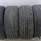 كفرات للسيارات و موديم و لوح قزاز نظيفة