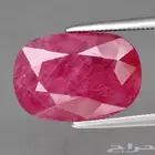 ياقوت بورمي أحمر أرجواني حجم مميز