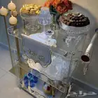 عربة ضيافة اكريلك