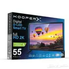 شاشة تلفزيون سمارت 4K بحجم 55 بوصة ضد الكسر نظام أندرويد