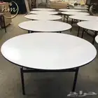 طاولات وكراسي افراح احمر