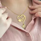 سلسال بالاسم مطلي بالذهب تصميم الاسم حسب طلبك