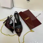 طقم هيلز وشنطة سان لوران