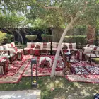 تاجير مظلات. تاجير جلسات شعبيه. تاجير طاولات طعام