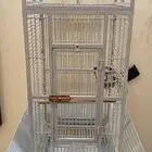 قفص طيور كبير ابيض