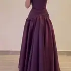 فستان برغندي