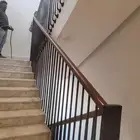 درابزين حديد مع دهان ناري