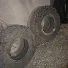 كفرات حجرية مقاساتها 14 مثل المجود بالصورة