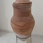 زيز ماء فخار كبير مستعمل و2صغار