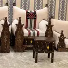 كنب مجمر جلسات خارجيه خشب