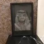 لوحة فنية بالكريستال لسمو ولي العهد الأمير محمد بن سلمان