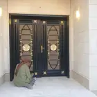 دهان ابواب حديد زيتي رش