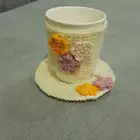تلبيسة اكواب مع قاعدة