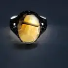 خاتم فضة رجالي عقيق