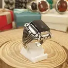 خاتم عقيق يماني شفه ترابيه