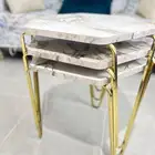 3 طاولات خدمه شبه جديده
