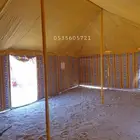 خيام باكستانيه خارجي ابيض ثلاثة طابق خيمة