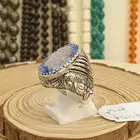 خاتم توباز لندني صياغة الشريف