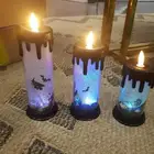 شموع ليد كبير وسط صغير