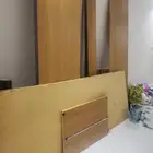 دولاب عائلي وسرير كبير 2 في 2 مرتبه البيع النقل شقه اصغر