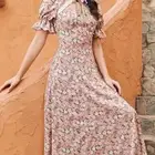 فستان مزهر