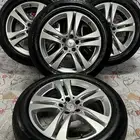 جنوط مرسيدس S500 2019 مع كفرات برجستون نظيفه