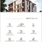 شقق وملاحق للتمليك استديو وغرفتين و3غرف و4غرف حي النسيم