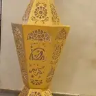 فوانيس رمضان وهلال رمضان وكور مضيئة