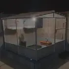 شبك دجاج الطول مترين  العرض مترين  الارتفاع متر ونص