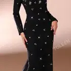 فستان اسود كرستال