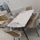 سفرة طعام سيراميك 6كرسي