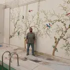 رسام حوائط مناظر طبيعية كافيهات محلات مولات رسم علي الفخار ر