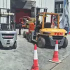 رافعات شوكية سكين . رافعات طبالي . للإيجار اليومي والشهري