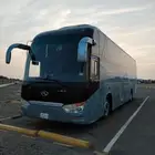 king long bus with driver for rent model 2012