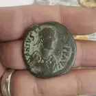 عملة رومانية بيزنطية للامبراطور جستنيان