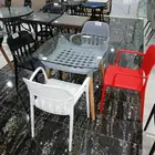 طاولات وكراسي خارجيه فايبر