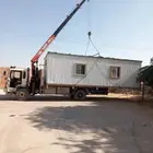 ونش كرين 5 طن لنقل البركسات وجميع المعدات الخرج