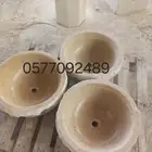 احواض حجر وجه جبل مغاسل حجر تزيين