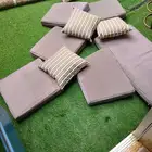 طقم مخاد للكراسي حديقه نظيف.على السوم