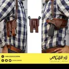 محزم كتف جلد ايطالي فاخر