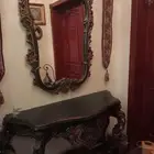 مدخل استقبال كونسول ومرايه رسم يدوي صناعه إيراني  خشب قوي
