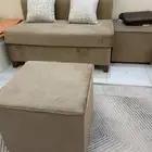 للبيع مجلس عربي كنب 4X5 بني..