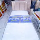 سراير حديد وبكس خشب مراتب ومفارش وبطانيات