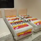 متوفر سراير حديد وسراير خشب ومراتب مفارش بسعر المصنع