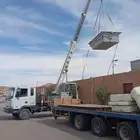 نقل بركسات رفع مسابح رفع مكيفات خزان تركيب لوحات رفع حديد