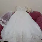 فستان زفاف إيجار 100ريال