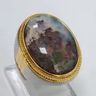 خاتم عقيق شجري طبيعي مميز