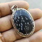 تعليقه فضه بحجر الثلج الطبيعي