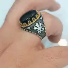 خاتم عقيق يماني فضة