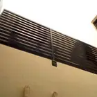 ساتر حديد وخشبي للحوش _ سياج ساتر _ ساتر هنقر_ فاصل حاجز حوش